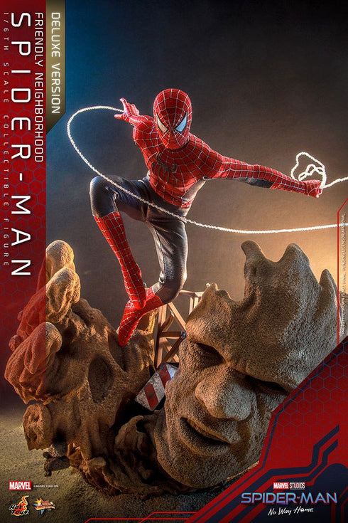 Hot Toys Friendly Neighborhood Spider-Man (Deluxe Version) - No Way Home - MMS662 - 1/6 Scale Collectible Figure